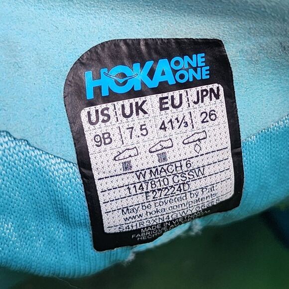 HOKA MACH 6 - Womens Sneakers - SIZE 9B - Picture 9 of 9